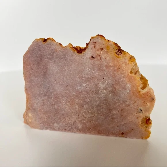 Pink Amethyst Half Polished Half Rough Display Specimen From Brazil New Crystal